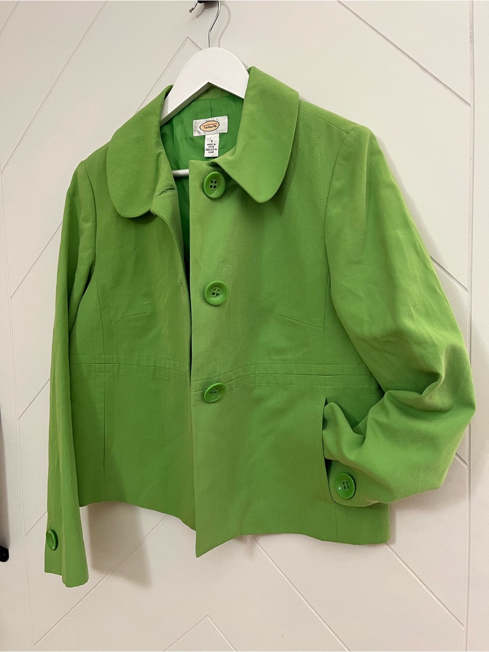 Talbots Bright Green Women’s Blazer Size 8
